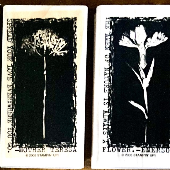 18 Rubber Mounted Wood Stamps -  3 Stampin Up Vintage sets - Picture 4 of 11